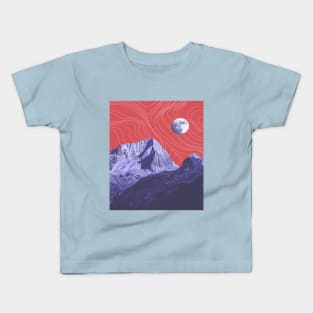 landscape moon Kids T-Shirt